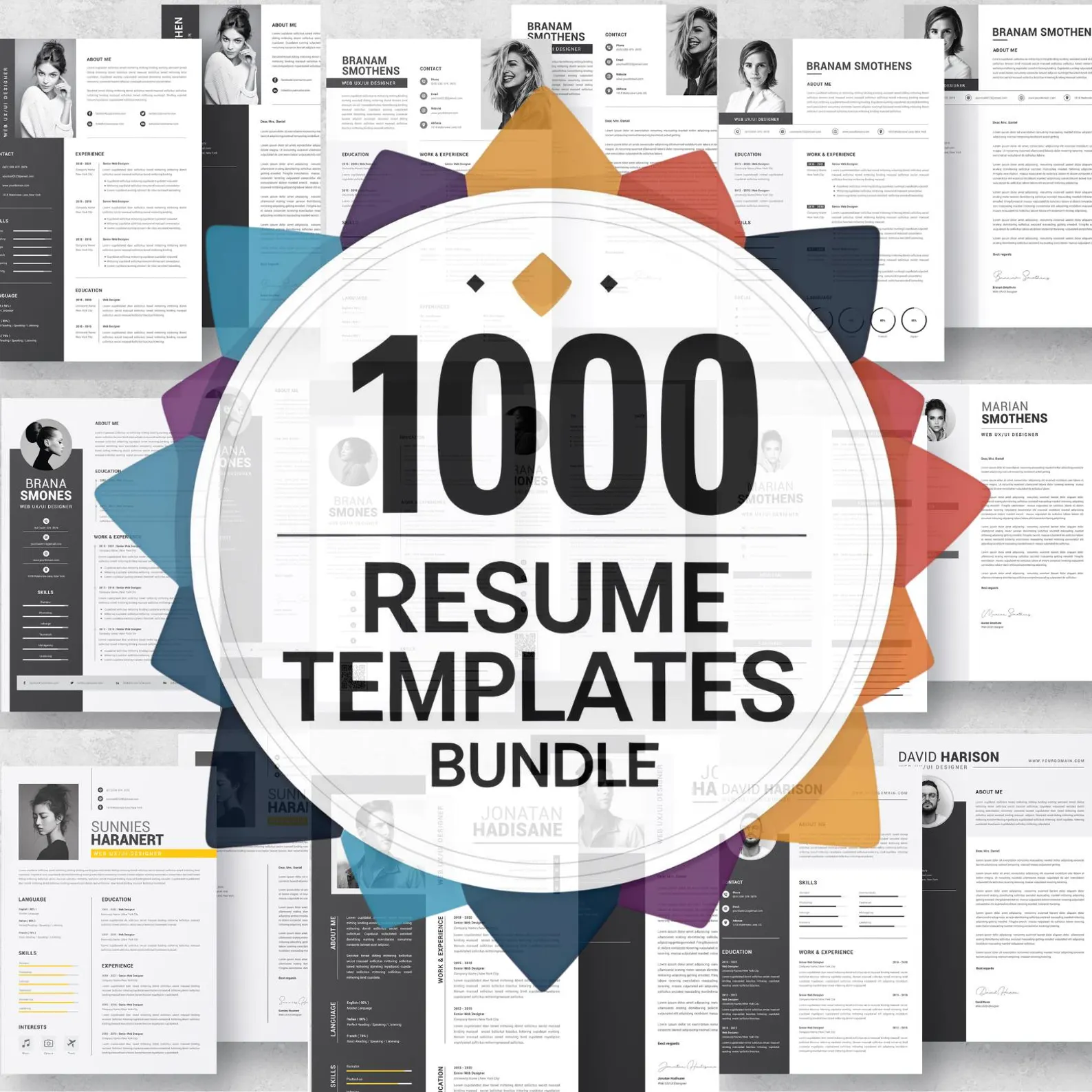 1000+ CV Template Pack