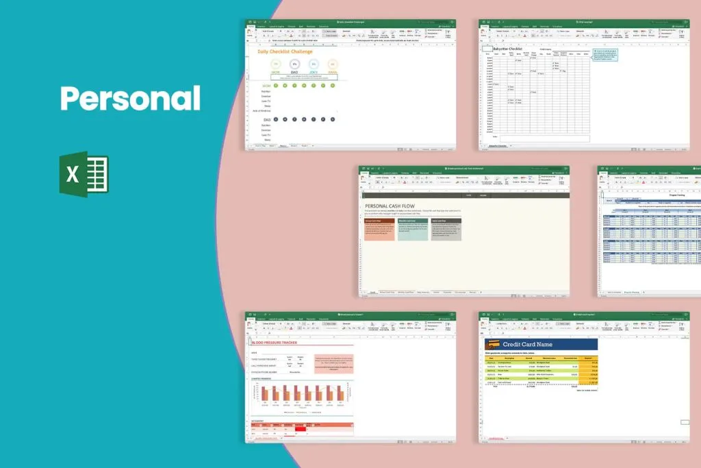 Personal planning template collection preview